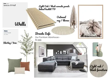 Loungeroom Interior Design Mood Board by maddieh