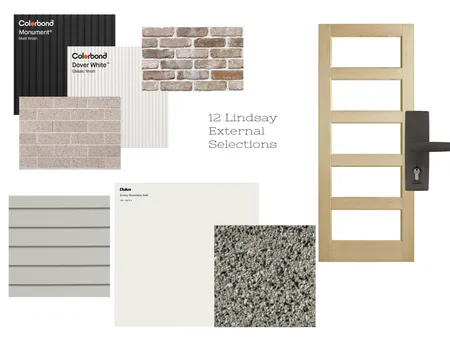 12 Lindsay External Colours Interior Design Mood Board by Fiteni