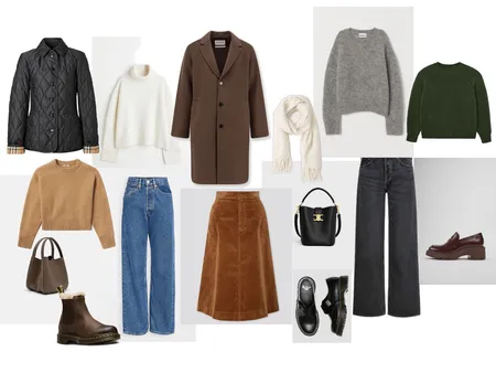 Japan Winter Outfit Interior Design Mood Board by Mary Johanni