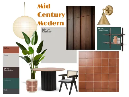 mid century modern Interior Design Mood Board by Tommy on Style Sourcebook