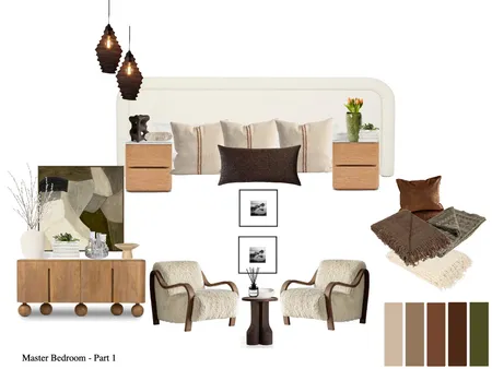6 Serengeti - Master Bedroom Interior Design Mood Board by Paballo on Style Sourcebook