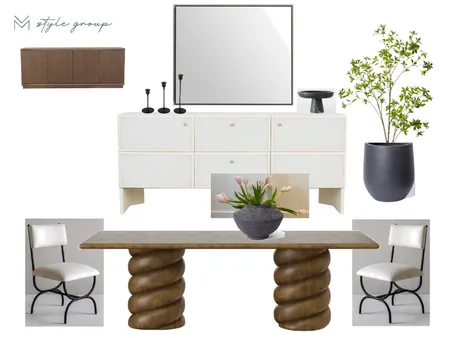 Formal Dining - Option 1 Interior Design Mood Board by The VM Style Group on Style Sourcebook