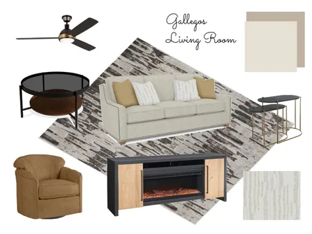 Gallegos Living Room Alternate Rug Interior Design Mood Board by Jessica on Style Sourcebook