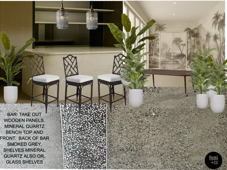 BAR - DIGGLE Interior Design Mood Board by Toni and Co on Style Sourcebook