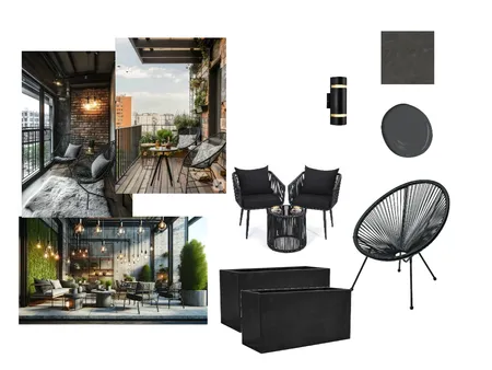 Balcony - Industrial Style Interior Design Mood Board by annickpaul358@gmail.com on Style Sourcebook