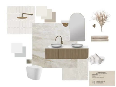 GK - Bathroom Sample Board Interior Design Mood Board by SamarSh on Style Sourcebook
