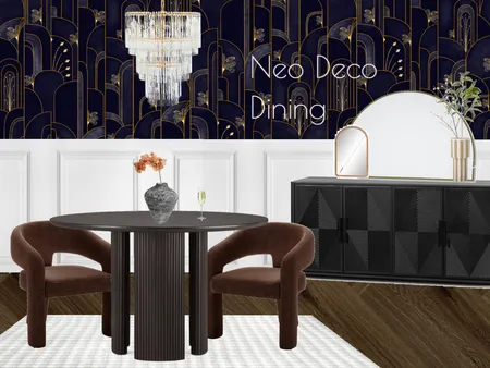 Neo Deco Dining Room Interior Design Mood Board by KtCDesigns on Style Sourcebook