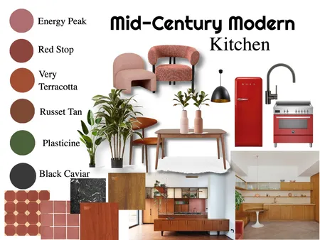 Mid-Century Modern Interior Design Mood Board by Asia.Designer on Style Sourcebook