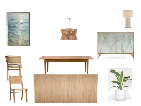 Coastal Dining Room Interior Design Mood Board by Velvet Grove Interiors on Style Sourcebook
