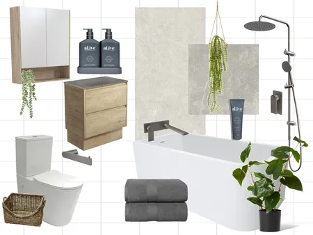 Bathroom Vibes Interior Design Mood Board by tarryn.billington@gmail.com on Style Sourcebook