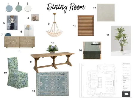 IDI Module 9 Dining Room Interior Design Mood Board by kbprice on Style Sourcebook