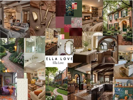 Boho/farmhouse/ecclectic Interior Design Mood Board by elove3137 on Style Sourcebook