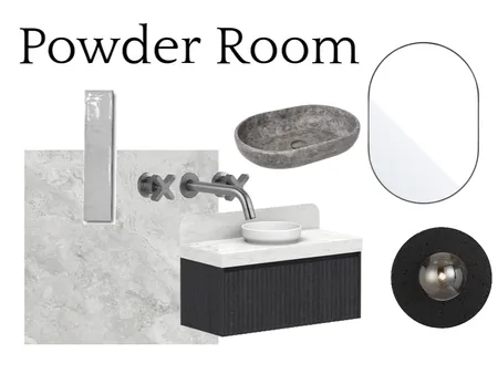Powder Room Interior Design Mood Board by maddierossiter on Style Sourcebook