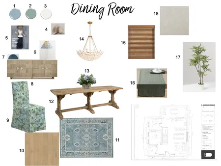 IDI Module 9 Dining Room Interior Design Mood Board by kbprice on Style Sourcebook