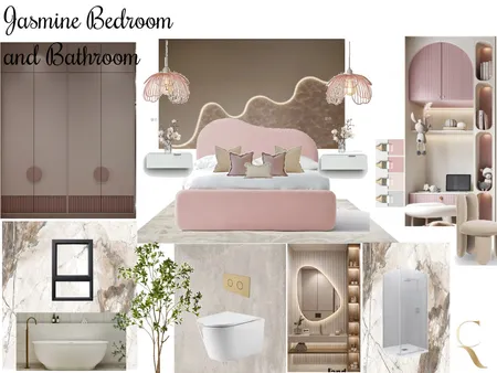 Jasmine bedroom and bath Interior Design Mood Board by dimakatso on Style Sourcebook