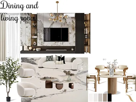 Living and dining room thelma Interior Design Mood Board by dimakatso on Style Sourcebook