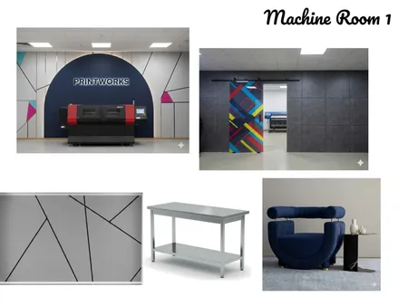CMYK - Machine room 1 Interior Design Mood Board by Oeuvre designs on Style Sourcebook