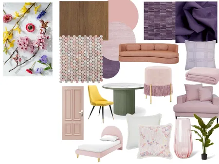 rózsaszin Interior Design Mood Board by Vanda on Style Sourcebook