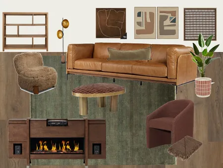 Mid-Century Modern-Room Specific Mood Board-In Progress Interior Design Mood Board by kballew on Style Sourcebook