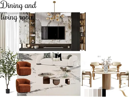 Living and dining room thelma Interior Design Mood Board by dimakatso on Style Sourcebook
