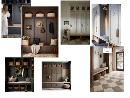 Mudroom Interior Design Mood Board by Magdalen