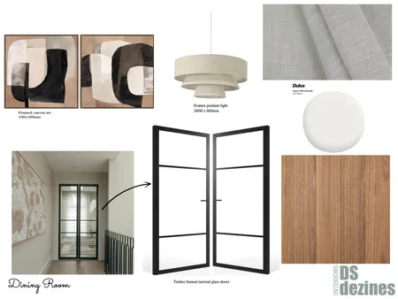 Millett Dining Room Interior Design Mood Board by DSdezines Interiors on Style Sourcebook