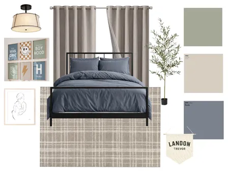Landon's Room Inspiration Interior Design Mood Board by hmiller16 on Style Sourcebook