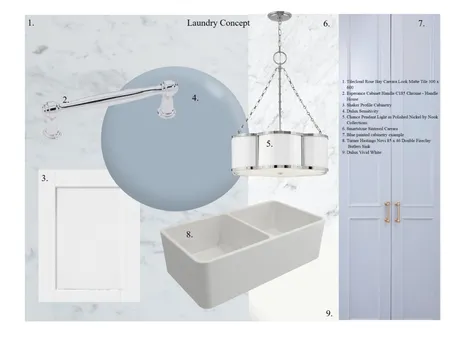 Wyralla Road Laundry Concept Interior Design Mood Board by botany75 on Style Sourcebook