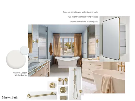 Master Bath Interior Design Mood Board by Amanda Webb on Style Sourcebook