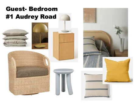 Audrey Road Gust bedroom Interior Design Mood Board by Leigh Fairbrother on Style Sourcebook