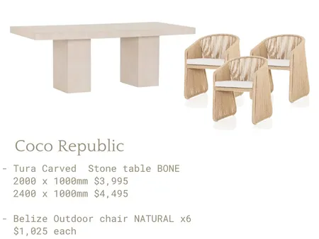 Balcony - furniture option Interior Design Mood Board by Melissa on Style Sourcebook