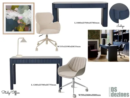 Chat Study/Office Interior Design Mood Board by DSdezines Interiors on Style Sourcebook