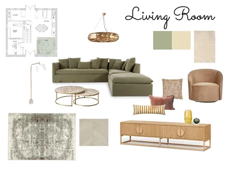 Module 9 - Living Room Interior Design Mood Board by maymay814 on Style Sourcebook