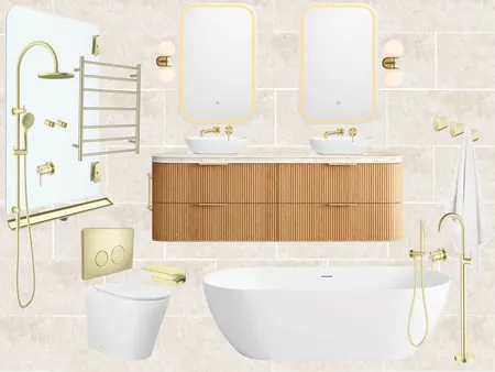 Ensuite - Otti Havana with Newport and updated Nero Fittings Interior Design Mood Board by Velda on Style Sourcebook