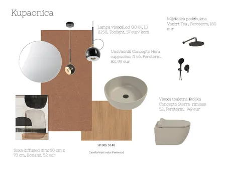 Kupaonica Ivan Interior Design Mood Board by acikovic on Style Sourcebook