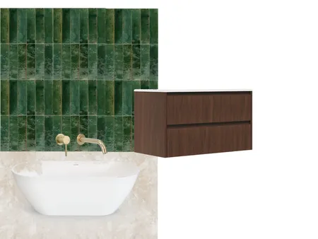 The Bonds - Ensuite Bathroom option 1 Interior Design Mood Board by klodgecalvert on Style Sourcebook