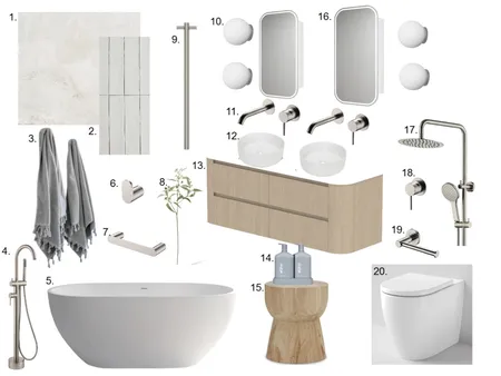 Bathroom assignment 10 Interior Design Mood Board by sianleach12@gmail.com on Style Sourcebook