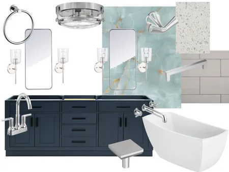 Walter & Rita's Master Bath Interior Design Mood Board by tedwardsinstall on Style Sourcebook