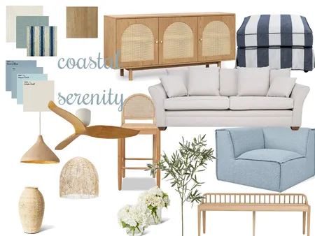 coastal Interior Design Mood Board by Fatimahjuhii on Style Sourcebook