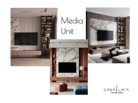 Media Unit Interior Design Mood Board by Casa Flair Interiors on Style Sourcebook