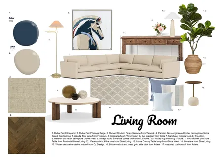 Living Room Assignment 9 Interior Design Mood Board by Sharon on Style Sourcebook