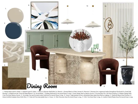 Dining Room Assignment 9 Interior Design Mood Board by Sharon on Style Sourcebook