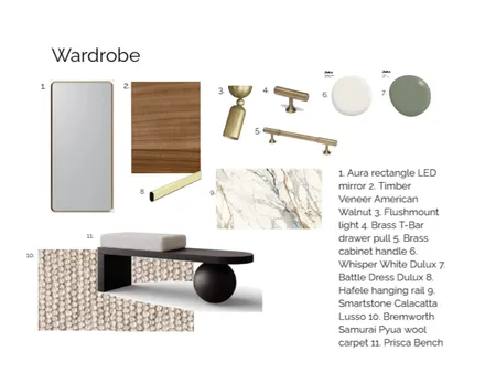 Wardrobe board Interior Design Mood Board by SamanthaEberhart on Style Sourcebook