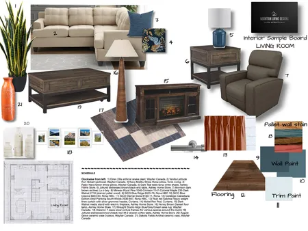 Module 9 - Furniture & Accessories LIVING ROOM Interior Design Mood Board by shannonberry on Style Sourcebook