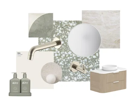 green bathroom insparation Interior Design Mood Board by Sarah Interior Styles on Style Sourcebook