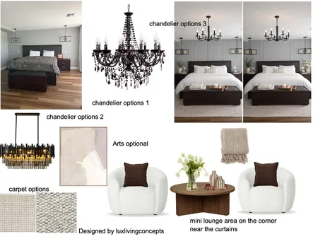 bedroom mock up 1 and 2 Interior Design Mood Board by Luxlivingconceptsbyshanty on Style Sourcebook