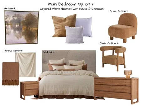 Sanchez Main Bedroom Option 2 Interior Design Mood Board by Six Castle Designs on Style Sourcebook