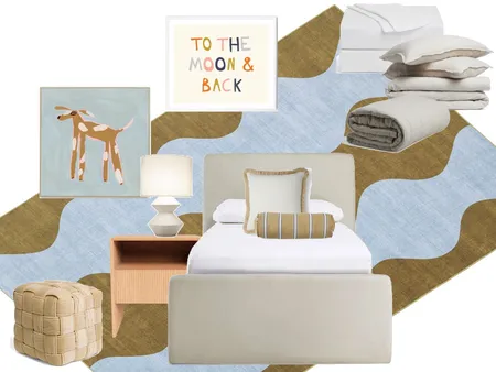 10 hilli place, ormiston -  childrens bedroom Interior Design Mood Board by tlaws on Style Sourcebook