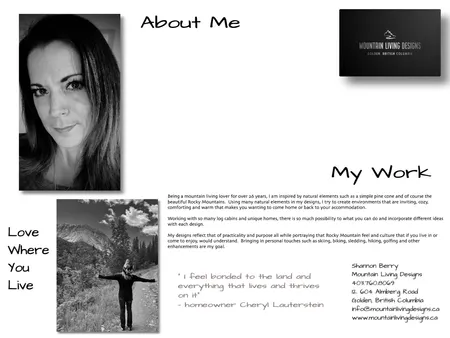 About me/My work Interior Design Mood Board by shannonberry on Style Sourcebook