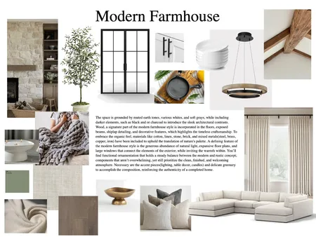 Modern Farmhouse Interior Design Mood Board by NataliaRutko on Style Sourcebook